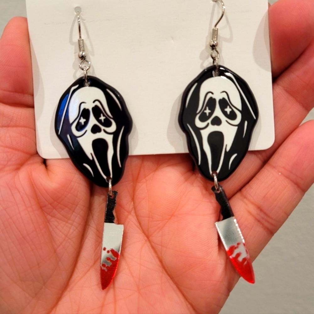 Ghostface Earrings